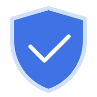 Security badge and privacy protection icon