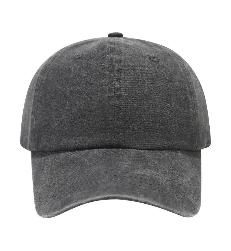 Distressed Slate Grey Cap - Minimalist Urban Streetwear Hat - Byluuna Headwear
